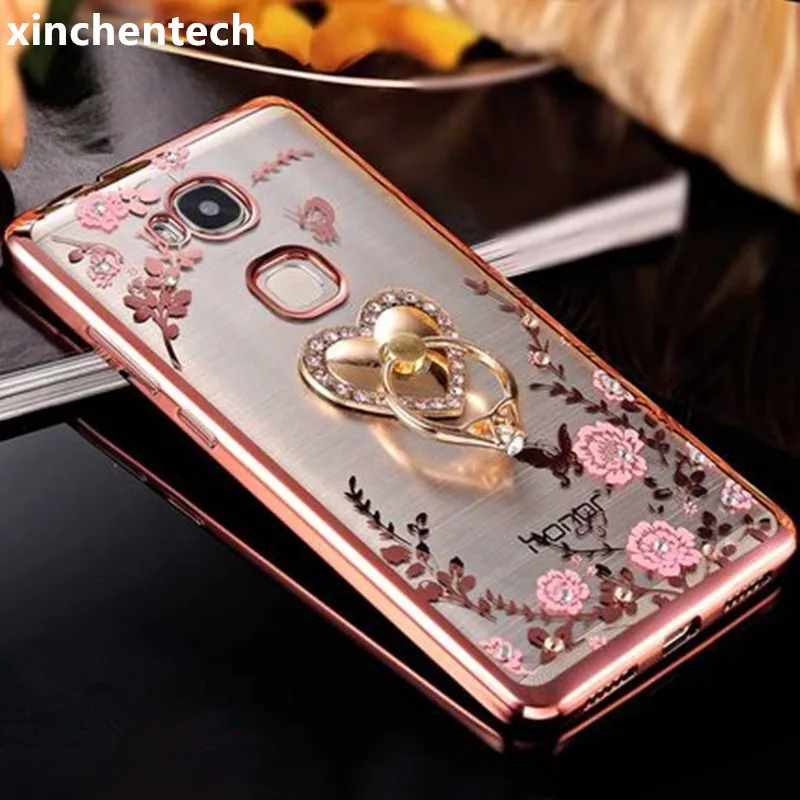 

Xinchentech For Huawei Honor 5C/Honor 7 Lite/GT3 Case Luxury Plating Gilded TPU silicone Cover Accessory Coque Funda For Honor5C