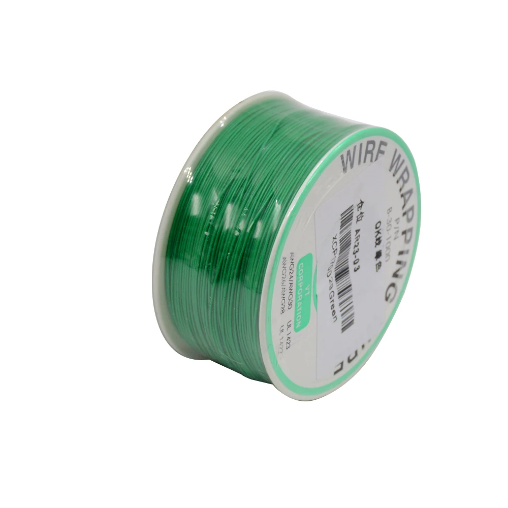 250 м/лот 30 AWG обмоточный провод 10 цветов одножильный медный кабель проводка Ok