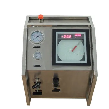 

Free shipping Wellness Model:US-AT400 1500-3000 Bar high pressure pneumatic driven water test pump station with chart recorder