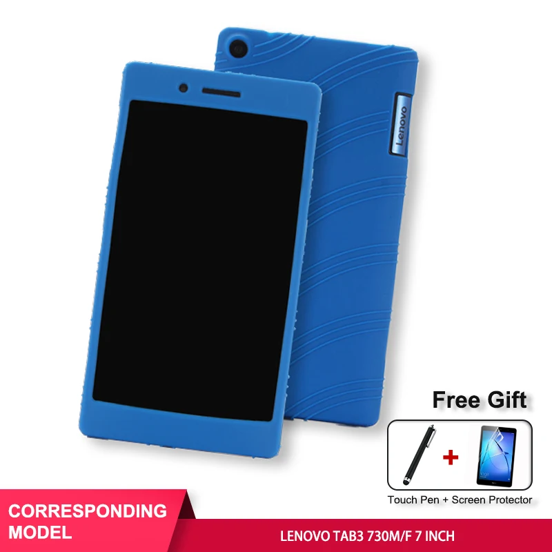 

SZOXBY For Lenovo TB3-730F/M Protective Cover TAB3 7 Inch Tablet Protective Case 730F Silicone Sleeve Anti-Fall Soft Shell