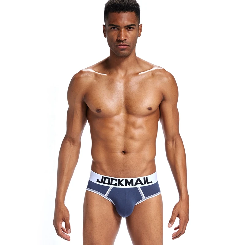 Мужское нижнее белье JOCKMAIL трусы бикини с открытой спиной и эффектом пуш ап для
