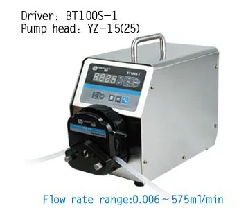 

BT100S-1 YZ25 Easy Control Industrial Mediccal Lab Variable Speed Flow Dosing Peristaltic Pump Filling Machine 0.16-420ml/min