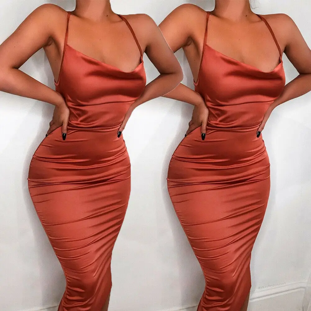 

New Arrival Women Bandage Bodycon Dress Evening Party Short Midi Dress Summer Women Sleeveless Backless Slip Stretchy Dresses