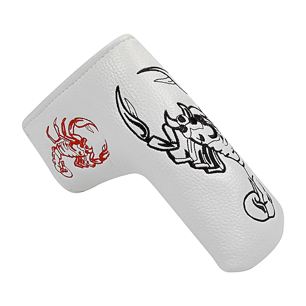 Scorpion Embroidery Golf Club Headcover for Blade Personality Pattern Golf Putter Protector 4Colors8
