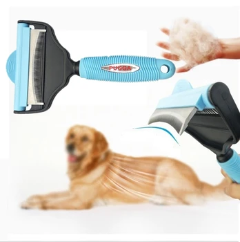 

NEW Quality All Breed Hair Remover Comfortable Pet Groomer Cat Dog Comb Grooming Dual-Use Massage size L
