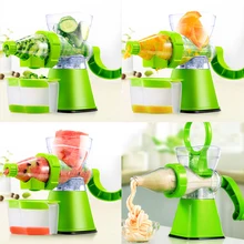 Руководство для соковыжималки ручные фрукты овощи медленный соковыжималки лимонный экстрактор машина смесь свежая здоровье Crank соковыжималка Кукуруза кухонные инструменты