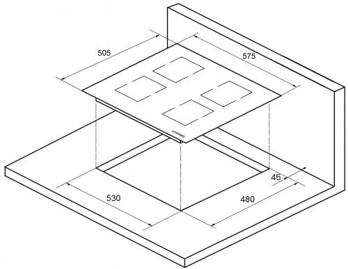 Индукционная варочная поверхность KUPPERSBERG, FA6IF01