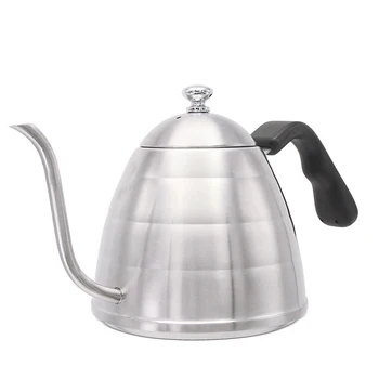 

Homadise 304 Stainless Steel Coffee Pot Drip Kettle Teapot Bottle Tea Coffee Maker Flask Kitchen Accessories Tools 900ML