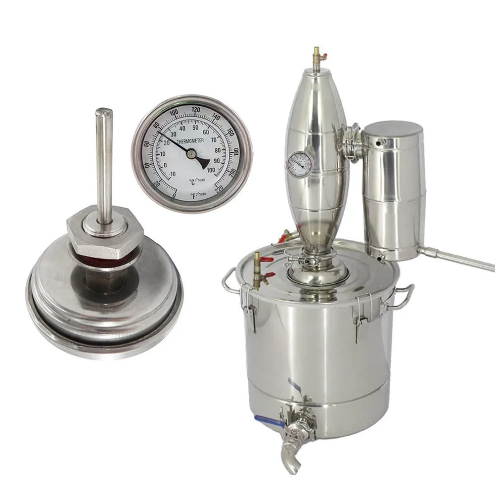 High temp silicone Seals Homebrew Kettle Beer Brewing Thermometer 0 to ...