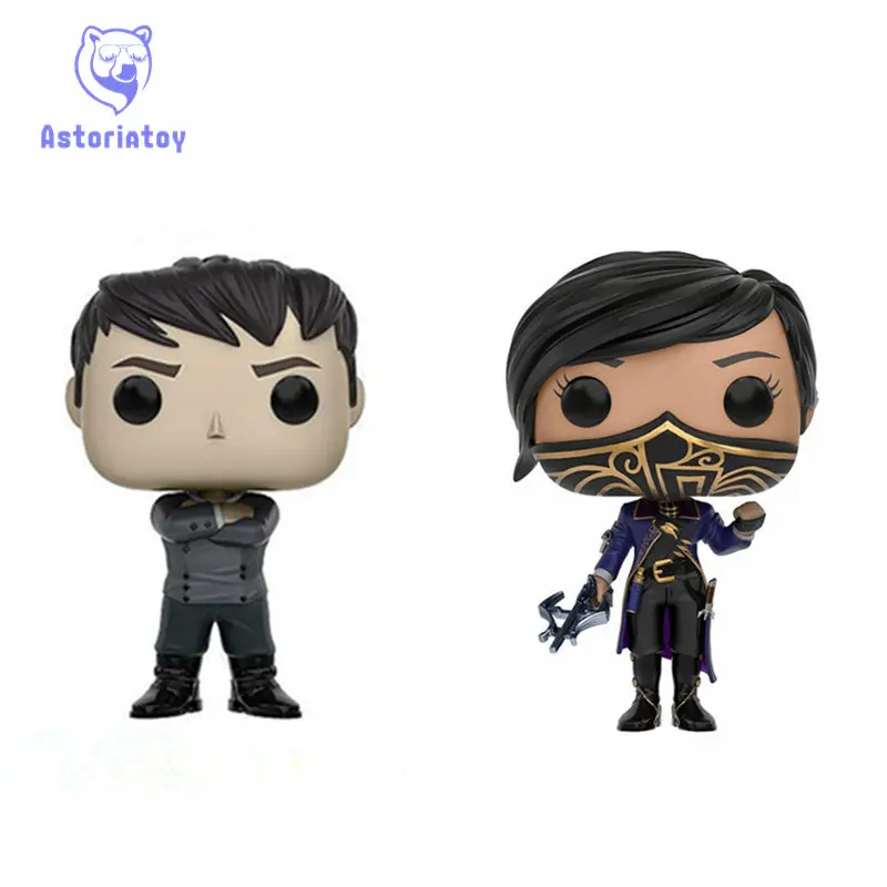 

NEW 10cm Dishonored 2 action figure big Bobble Head Q Edition no box for Car Decoration