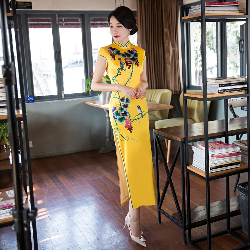 long oriental dress