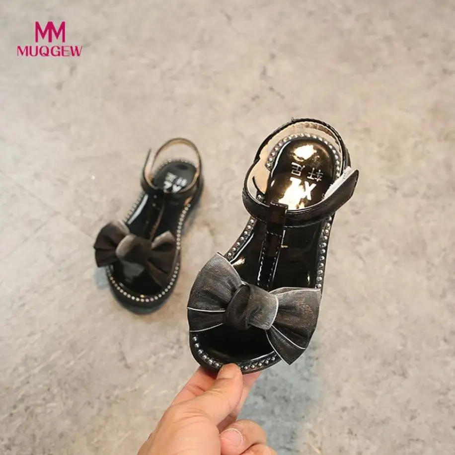 

Children baby girl sandals Infant Kids Bowknot Non-Slip Sandals Princess Casual Butterfly-knot Shoes bebek sandalet All Seasons