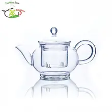 1x маленький 250 мл жаростойкий прозрачный Стекло ручной работы цветок Чай горшок воды Кофе Чай горшок с заварки