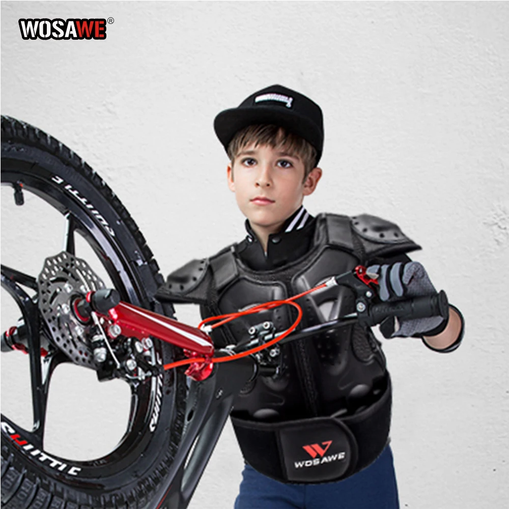 WOSAWE детский нагрудный протектор для позвоночника защитный жилет мотоциклетная куртка детский Amour gear для мотокросса Dirt Bike Skating