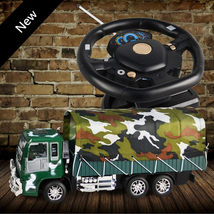 man remote control truck