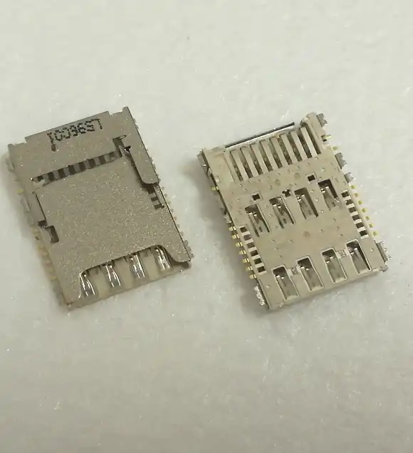 Generic 100X sim Card Reader Holder Connector for Samsung Galaxy S5 G900 G900A G900F G900X I9600 Slot Memory Card Reader Tray Module