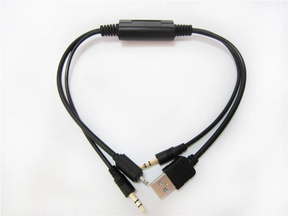 USB 3.5MM AUX Interface Cable Adapter To BMW&MINI Ipod Iphone 5 5S 5C Lighting1