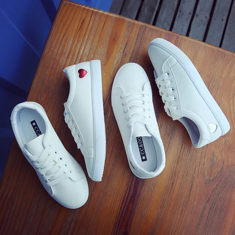 

MFU22 Small white shoes men and women 2019 spring new breathable handmade casual shoes
