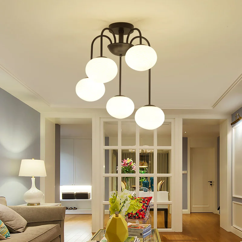 Винтаж люстры американский Глобус Стекло hangLamp E27 Эдисон лампочка столовая Кухня Home Decor светодио дный светильник