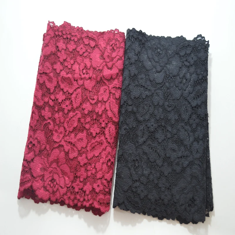 

somelace19CM wide(2yds/lot)black~red gauze hollow Lace Fabric,Sewing Trim Wedding Lace,DIY Garment Accessories1851201