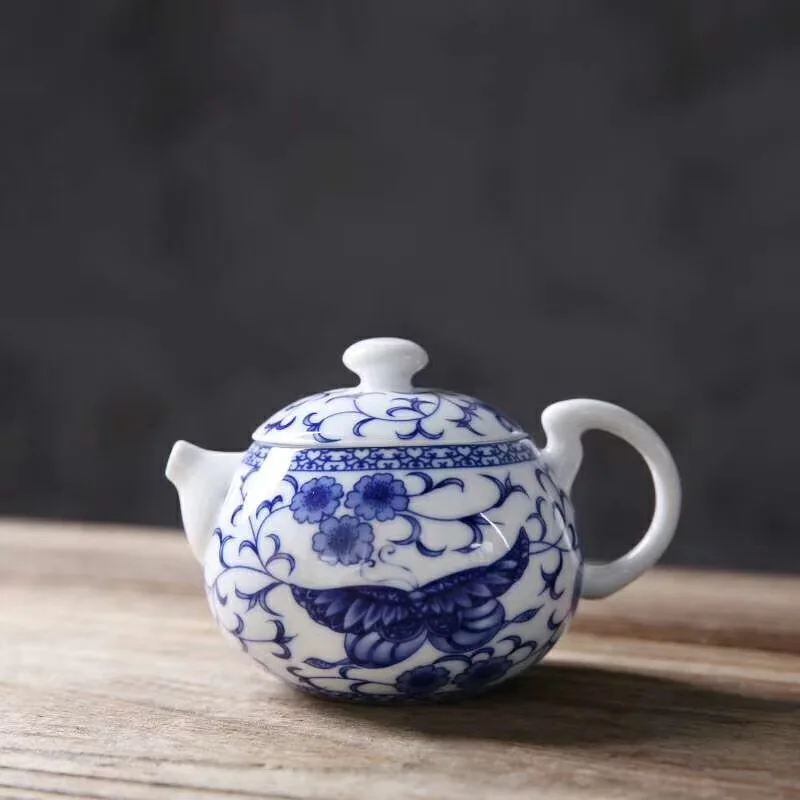  TANGPIN blue-and-white ceramic teapot with filters tea cup a tea sets portable travel tea set drink