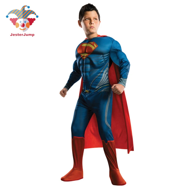 

Purim Superman Costume For Kids 105 Between 140cm Halloween Childrens Superman Costume Cosplay Party Superman Dress For Kid
