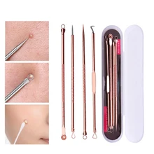 4 шт. иглы для удаления угрей, акне из нержавеющей стали для удаления прыщей и пятен