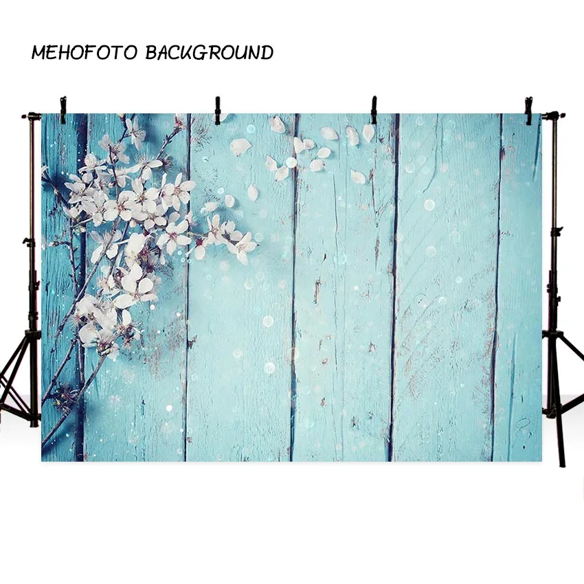 Mehofond 3x5ft Виниловый фон для фотосъемки деревянный пол цветок Детский портрет торт