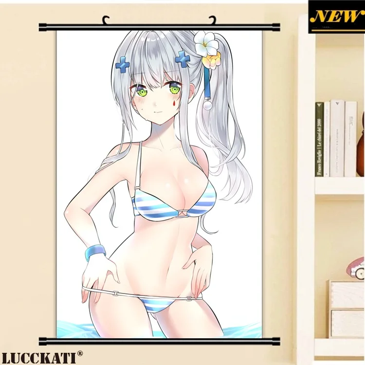 12 bikini cleavage girls_frontline hk416_(girls_frontline) panty_pull swimsuits undressing urim_(paintur) wet_