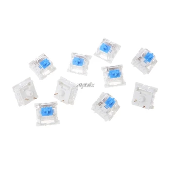 

10Pcs 3 Pin Mechanical Keyboard Switch Blue for Cherry MX Keyboard Tester Kit Z09 Drop ship