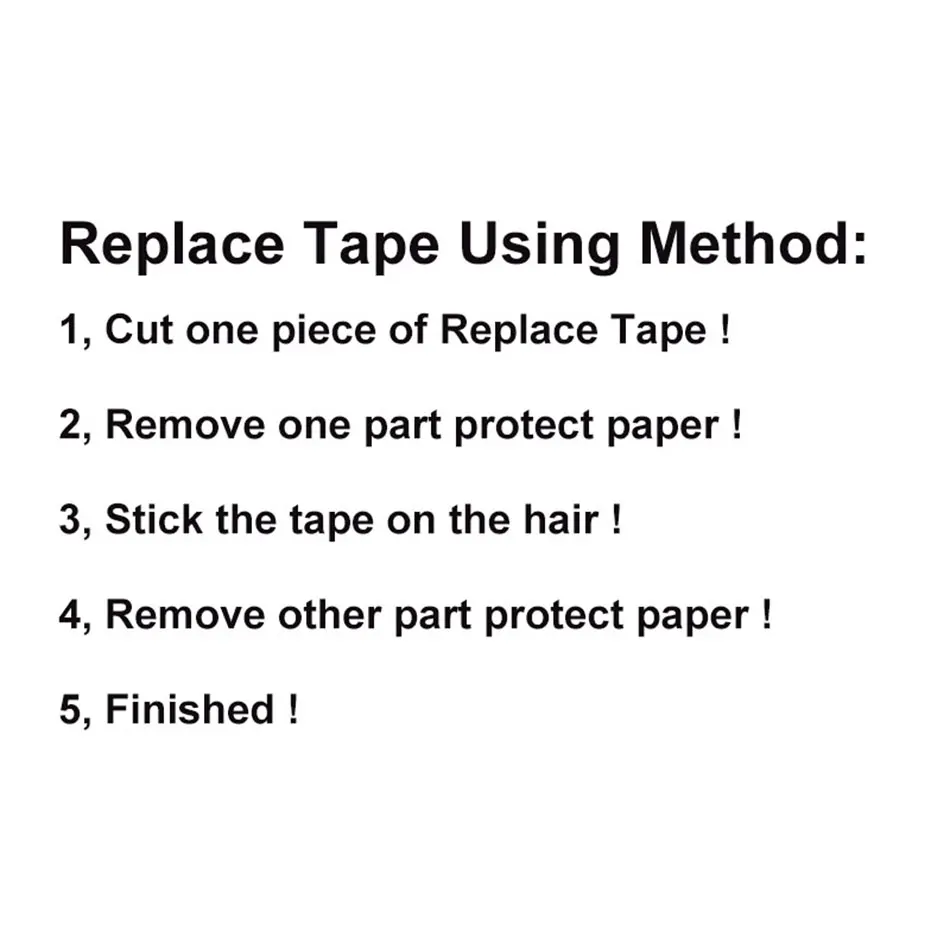 Replacement Tape For Tape Hair Extensions 3Yards Strong Double Sided Tape For Lace Frontal Wigs Lace Hair Tape Closure Adhesives