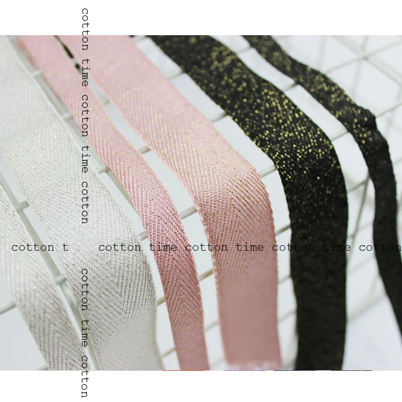 10 ярдов/партия Grosgrain ленты с золотой тесьма атласная Ribbon2cm Широкий Аксессуар для сумки/одежды/homedeco