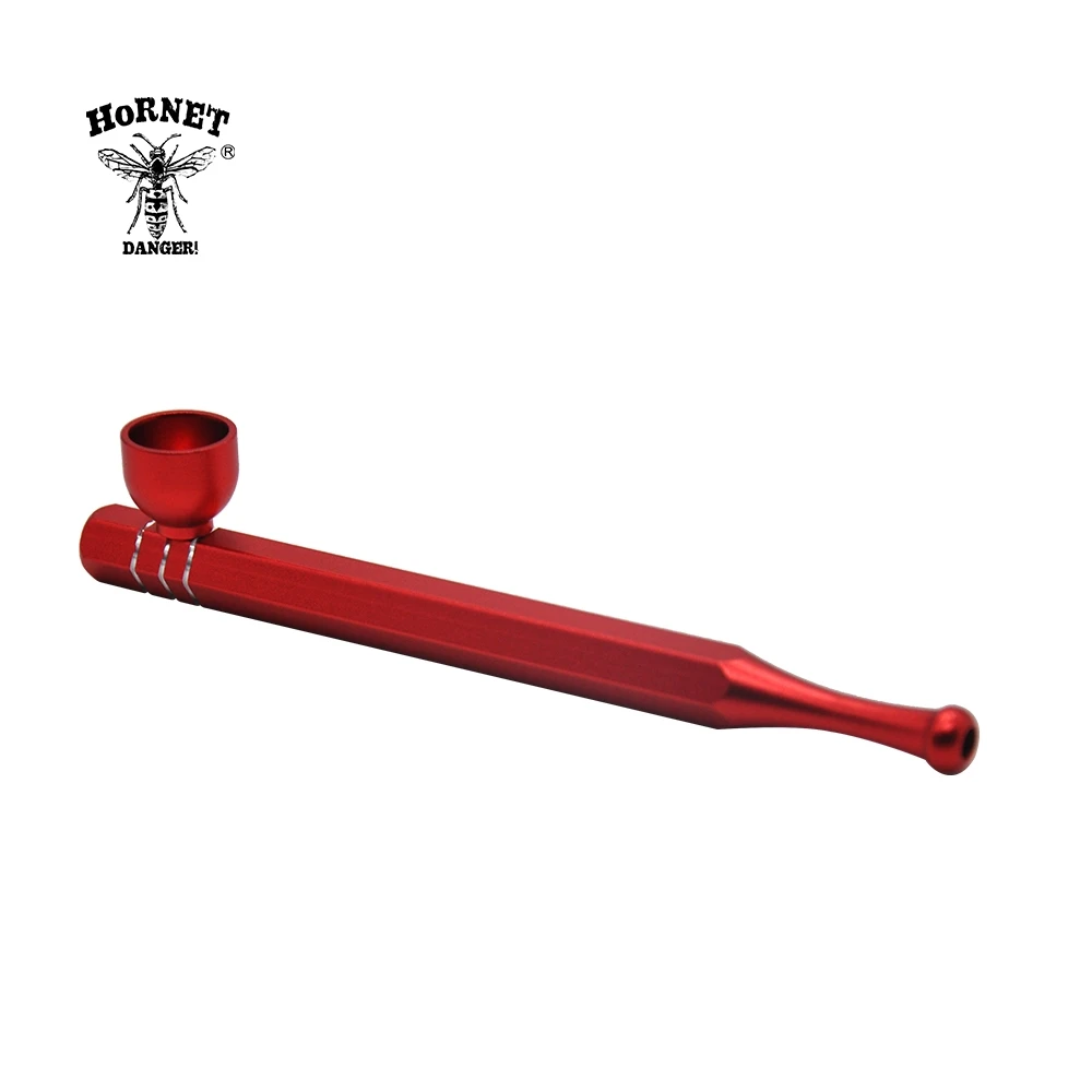 Premium Aluminum Alloy Metal Smoking Pipe 152MM Metal Bowl Pipes