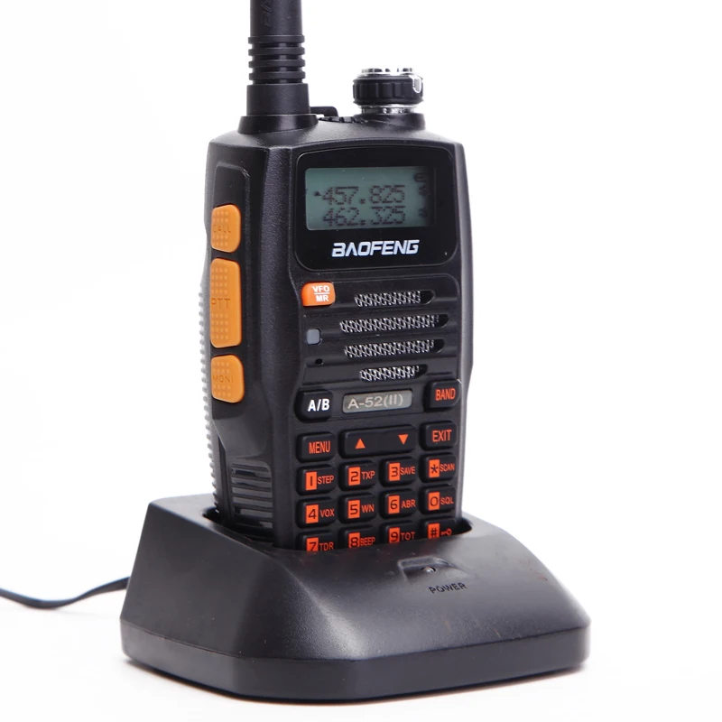 Baofeng A-52 II 8 Вт мощный охотничий игра иди и болтай Walkie Talkie CB двухстороннее радио 10 км дальний трансивер Портативный радио A52 UV-5R