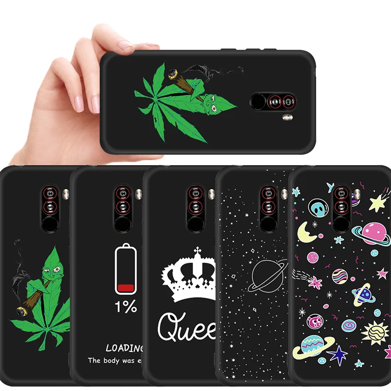 

Silicone Cute Pattern TPU Case For Xiaomi Redmi 4X 5 Plus Note 7 5 Pro Painted Cover For Xiaomi Mi 9 A2 Lite 8 6X Pocophone F1