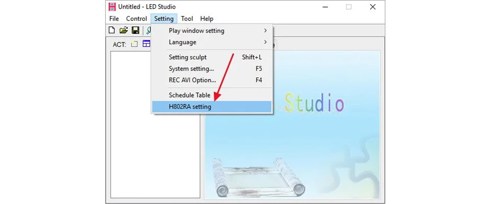 Tira de led artnet h802ra ws2811 ws281,