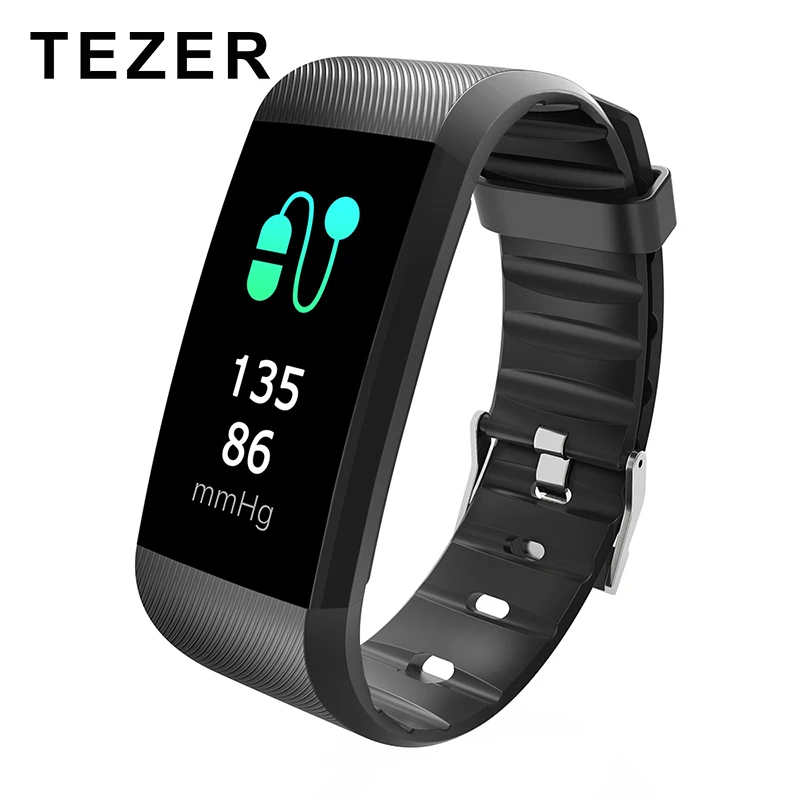 Смарт браслет TEZER R11 водонепроницаемый с Шагомером|Смарт-браслеты| |