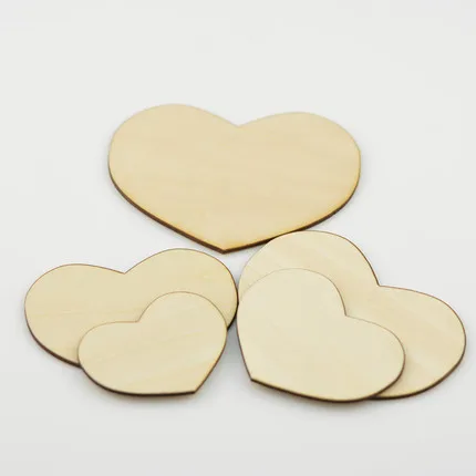 Липа DIY лист вырезанные лазером сердечки в форме липы DIY 2 мм Толстая Модель Строительный лист DIY