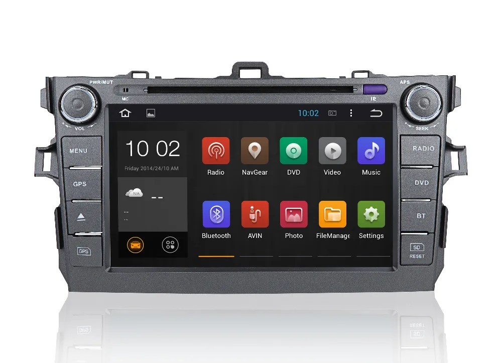 Sale 2G RAM Quad Core Android 7.1.1  Car DVD GPS For Toyota Corolla 2007 2008 2009 2010 2011 Car Radio RDS Stereo Head unit 0