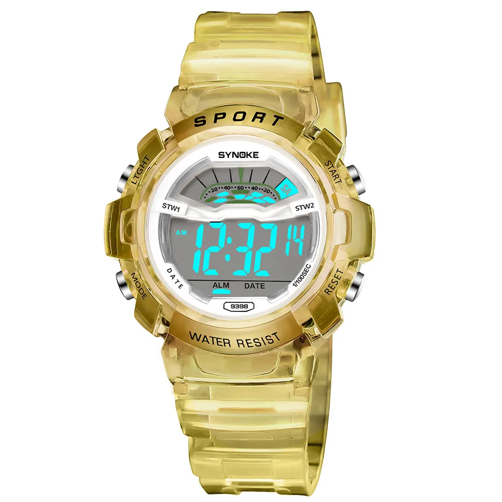 

SYNOKE Small Size Children Boys Student Sports Watch LED Digital Date Wristwatch reloj para hombres 245mm