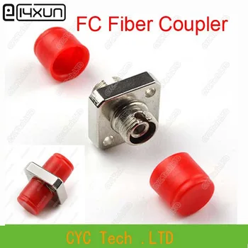 

20pcs FC Fiber Coupler, FC Fiber Optic Connectors/ Adapter ,FC Red Hat Adapter Flange for Telecommunication
