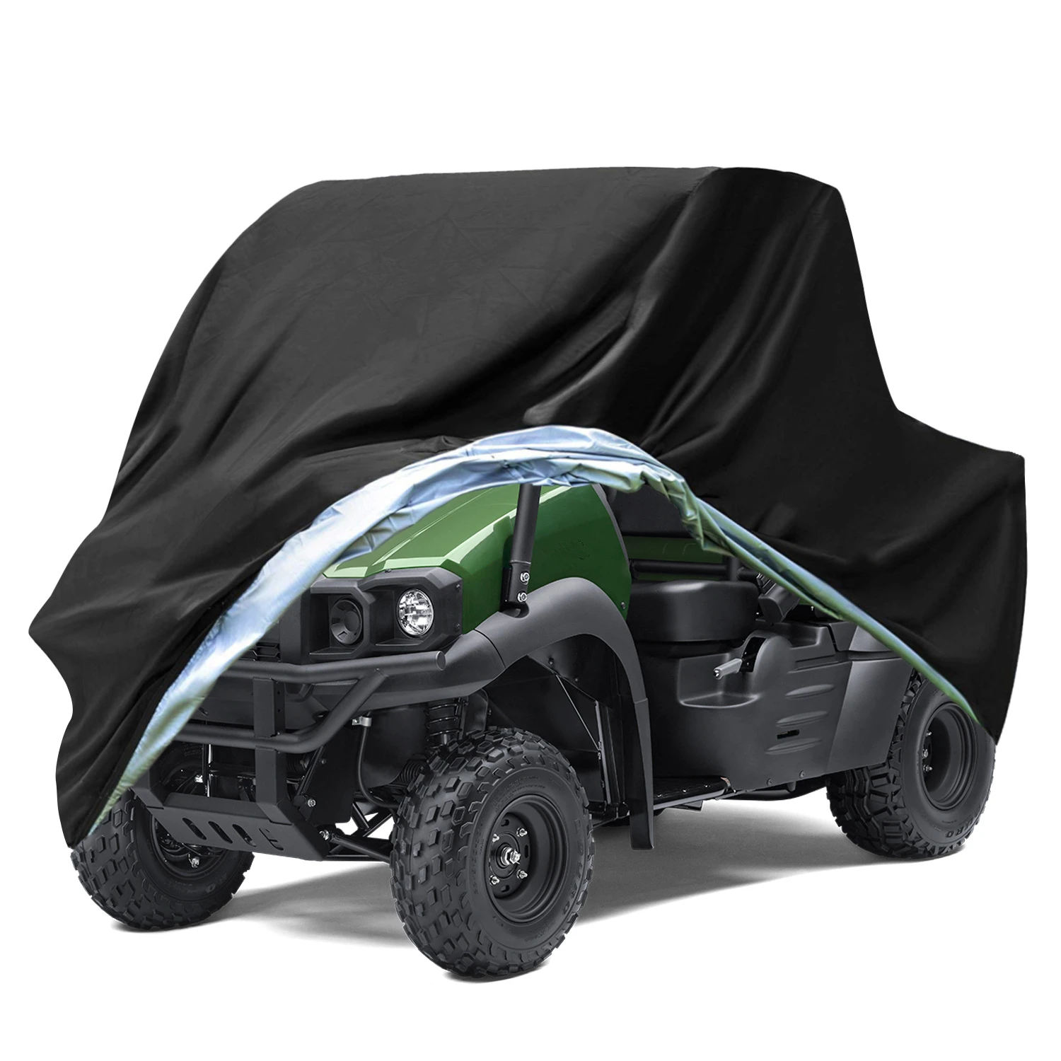 290 см 114 ''XXXXL водонепроницаемый чехол для мотоцикла ATV UTV Quad, чехол для дождя, снега, пыли, УФ Защита от солнца, всесезонный универсальный чехол для Мула