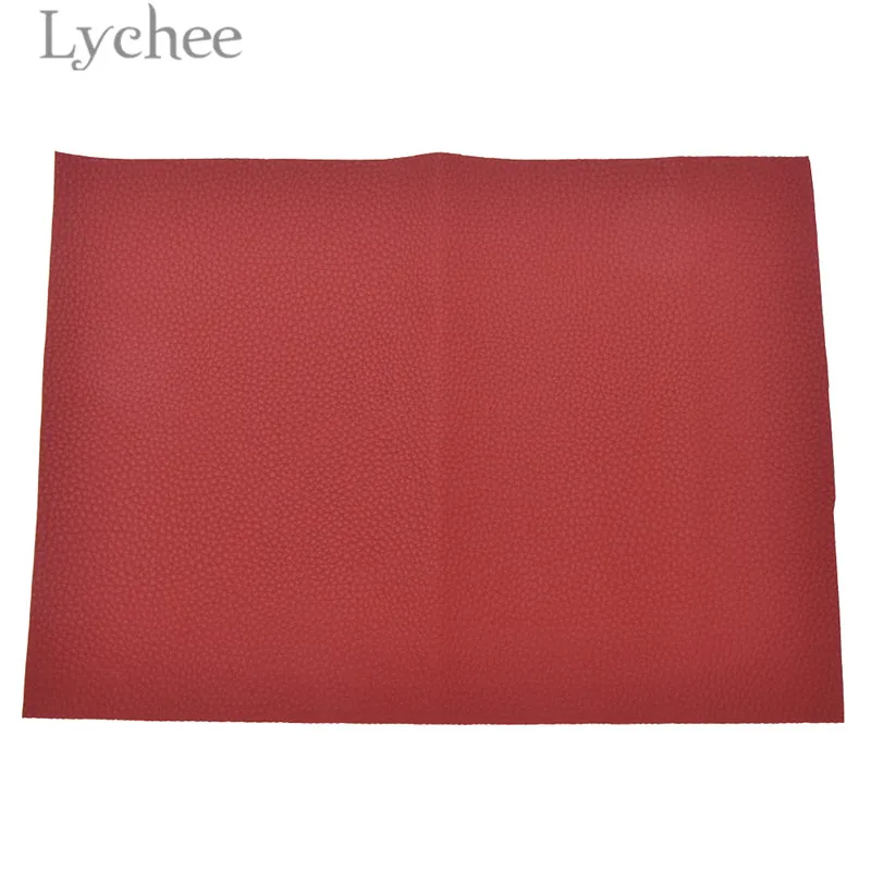 Lychee Life 21x29 см A4 личи искусственная кожа ткань сплошной цвет Замша Синтетическая Кожа DIY швейный материал для сумок одежды