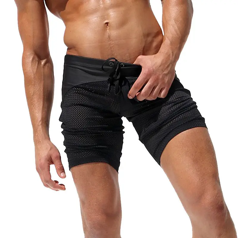 skinny fit swim shorts