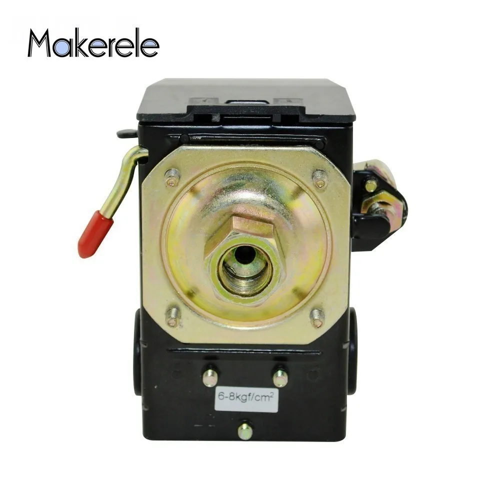 

Best Selling New Heavy Duty Control 50/60Hz Air Compressor Pressure Valve MK-ACPS01 8.0 Kgf/cm3 1/4" Female NPT From Makerele