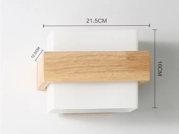 Лофт Декор деревянный стеклянный настенный канделябр современный светодиодный настенный светильник для спальни настенный светильник для дома освещение Lamparas светильник