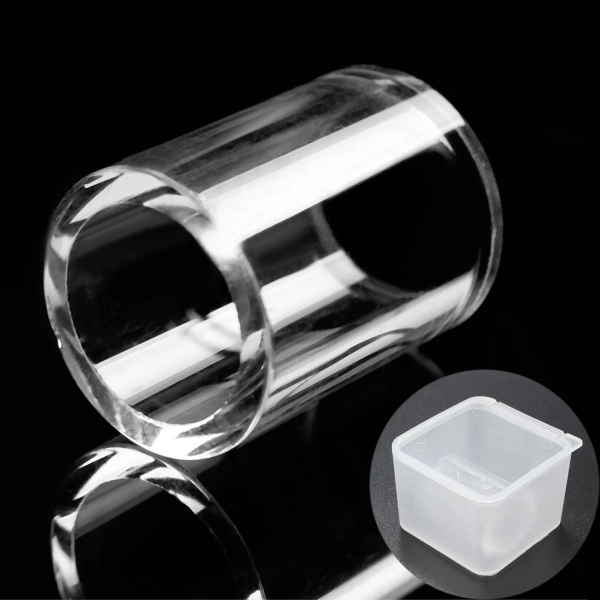 2pcs New Clear Pyrex Welding Stubby Gas Lens Glass Cup For Tig WP-17/18/26 Torch