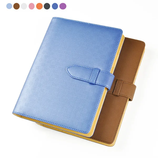 Модные Notepade Бизнес простой A5 ноутбук кожаная тетрадь с пряжкой для книги с отрывными листами могут быть выполнены по индивидуальному заказу