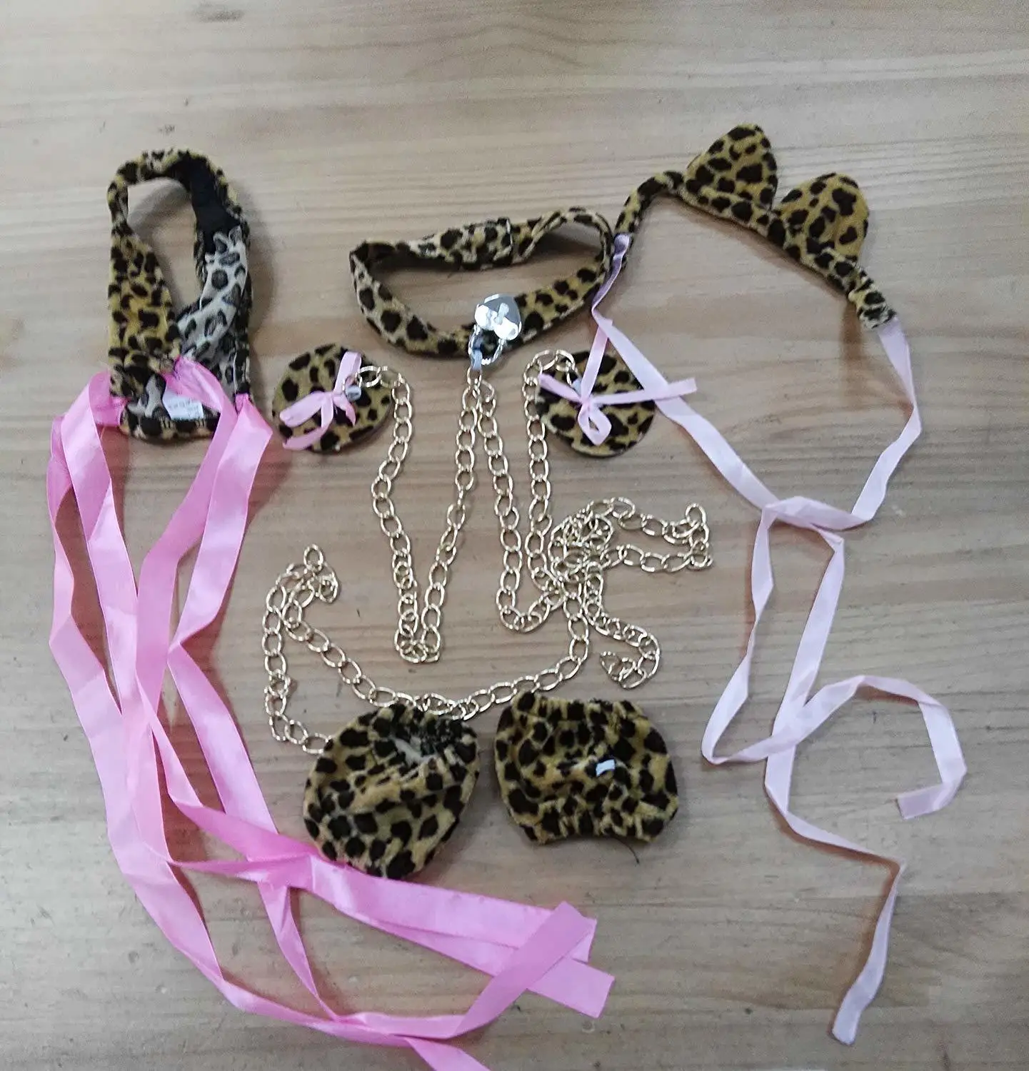 Женское сексуальное леопардовое белье Кошка Косплей наряд бикини белье наборы
