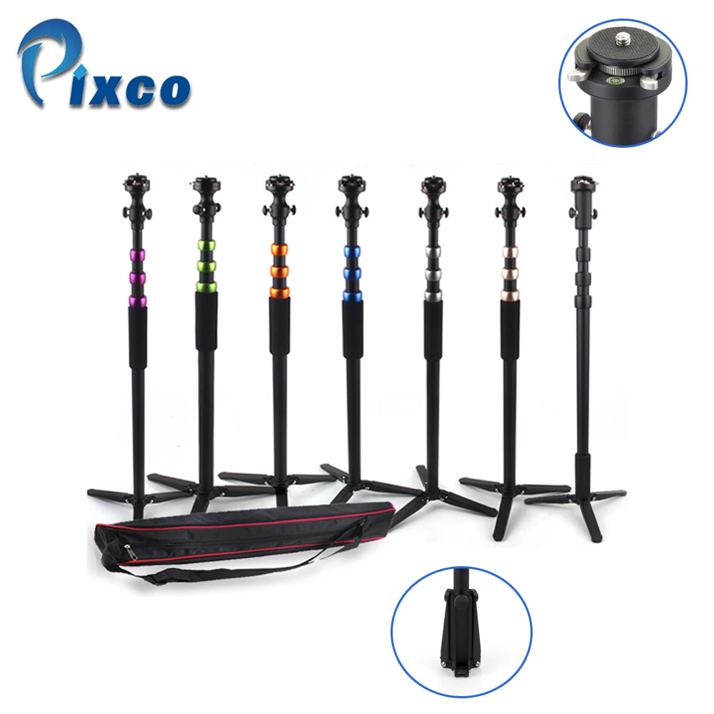 

Pixco professional Protable Camera Stand Tripod Camera monopod for Canon for nikon for Gopro unipod With Quick Release Plate